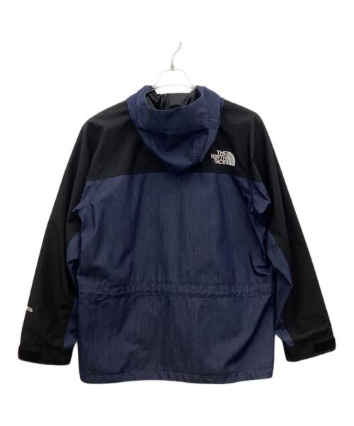 THE NORTH FACE（ザ ノース フェイス）THE NORTH FACE (ザ ノース フェイス) マウンテンライトデニムジャケット ブラック×ネイビー サイズ:Lの古着・服飾アイテム
