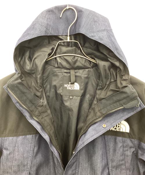 THE NORTH FACE（ザ ノース フェイス）THE NORTH FACE (ザ ノース フェイス) マウンテンライトデニムジャケット ブラック×ネイビー サイズ:Lの古着・服飾アイテム