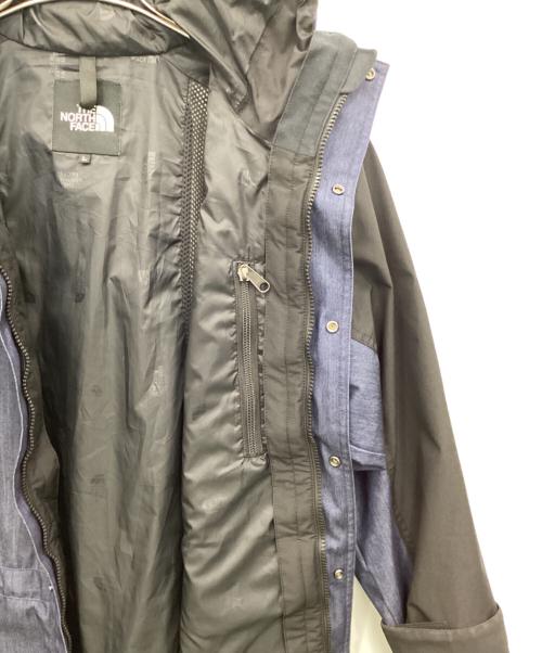 THE NORTH FACE（ザ ノース フェイス）THE NORTH FACE (ザ ノース フェイス) マウンテンライトデニムジャケット ブラック×ネイビー サイズ:Lの古着・服飾アイテム