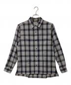 山と道ヤマトミチ）の古着「Merino Shirt」｜グレー×ブラック