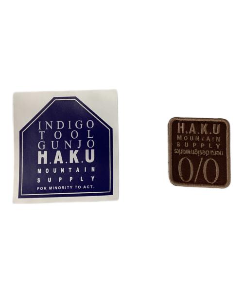 HAKU（ハク）HAKU (ハク) neru design works (ネルデザインワークス) アウトドアウェア(ジャケット) ブラウン サイズ:M 未使用品の古着・服飾アイテム