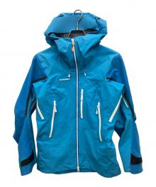 MAMMUT（マムート）の古着「ノードワンドプロ ハードシェル フーデットジャケット」｜スカイブルー