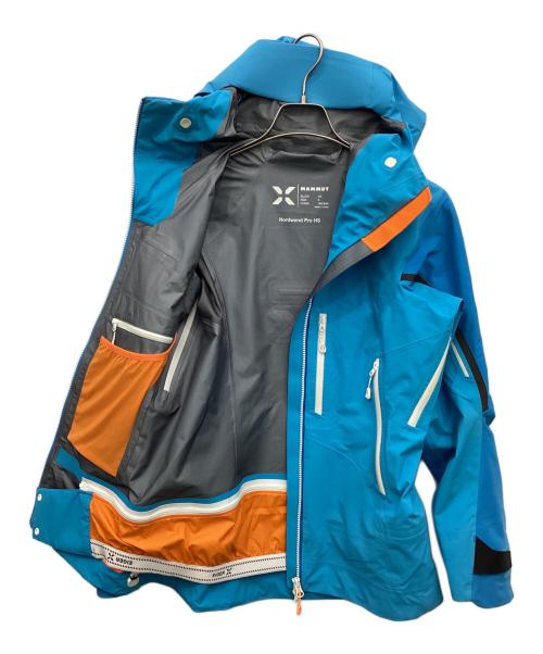 MAMMUT（マムート）MAMMUT (マムート) ノードワンドプロ ハードシェル フーデットジャケット スカイブルー サイズ:SIZE Sの古着・服飾アイテム