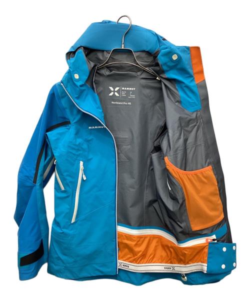 MAMMUT（マムート）MAMMUT (マムート) ノードワンドプロ ハードシェル フーデットジャケット スカイブルー サイズ:SIZE Sの古着・服飾アイテム