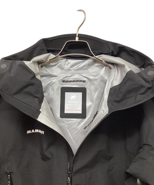MAMMUT（マムート）MAMMUT (マムート) クレーター 4 ハードシェル フーデッド ジャケット　メンズXL ブラック サイズ:SIZE XLの古着・服飾アイテム