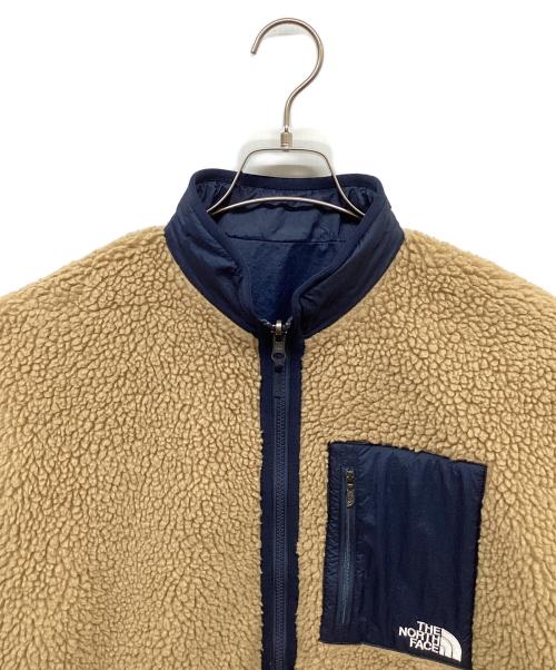 THE NORTH FACE（ザ ノース フェイス）THE NORTH FACE (ザ ノース フェイス) リバーシブルエクストリームパイルジャケット ブラウン×ネイビー サイズ:SIZE Sの古着・服飾アイテム