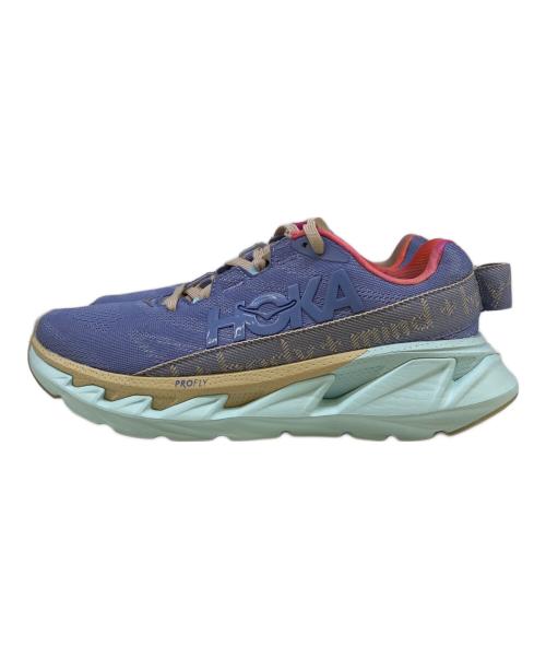 HOKA（ホカ）HOKA (ホカ)  ELEVON 2 MENTAL HEALTH パープル×スカイブルー サイズ:23の古着・服飾アイテム