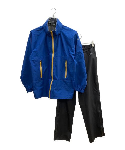 PUROMONTE（プロモンテ）PUROMONTE (プロモンテ) パックライトレインスーツ ブルー×ブラック サイズ:SIZE Lの古着・服飾アイテム