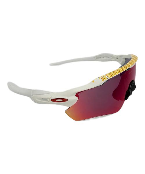 OAKLEY（オークリー）OAKLEY (オークリー) サングラス　レーダー EV パス ホワイト×パープルの古着・服飾アイテム