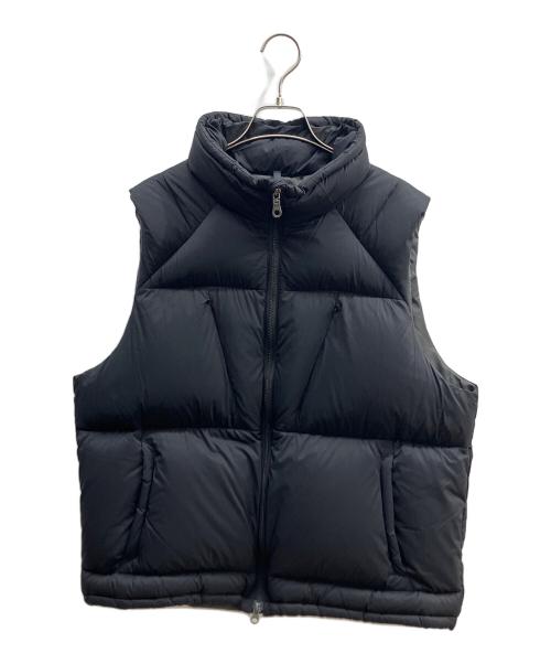 NANGA（ナンガ）NANGA (ナンガ) Manual Alphabet (マニュアル アルファベット) EXPLORER DOWN VEST ブラック サイズ:SIZE 2の古着・服飾アイテム