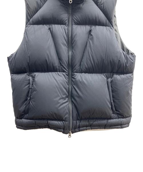 NANGA（ナンガ）NANGA (ナンガ) Manual Alphabet (マニュアル アルファベット) EXPLORER DOWN VEST ブラック サイズ:SIZE 2の古着・服飾アイテム