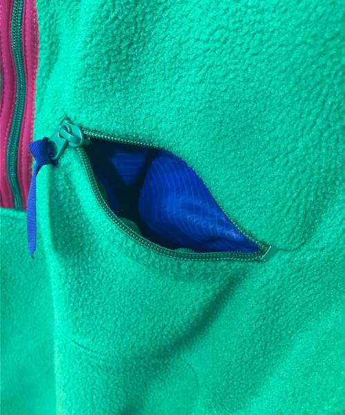 Patagonia（パタゴニア）Patagonia (パタゴニア) グリセードプルオーバー ブルー×グリーン サイズ:XLの古着・服飾アイテム