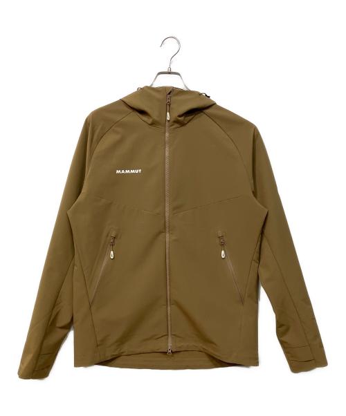 MAMMUT（マムート）MAMMUT (マムート) マクン 2.0 ソフトシェル フーデッド ジャケット カーキ サイズ:SIZE Lの古着・服飾アイテム