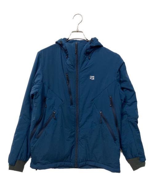finetrack（ファイントラック）finetrack (ファイントラック) ポリゴンアクトフーディ ブルー サイズ:SIZE Mの古着・服飾アイテム