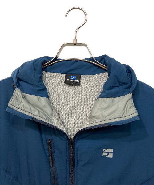 finetrack（ファイントラック）finetrack (ファイントラック) ポリゴンアクトフーディ ブルー サイズ:SIZE Mの古着・服飾アイテム