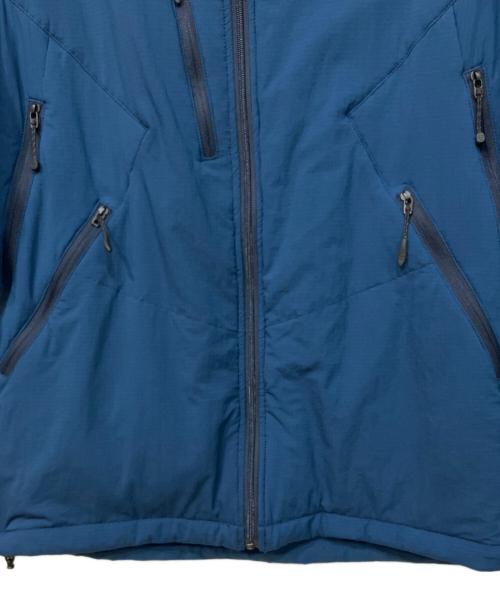 finetrack（ファイントラック）finetrack (ファイントラック) ポリゴンアクトフーディ ブルー サイズ:SIZE Mの古着・服飾アイテム