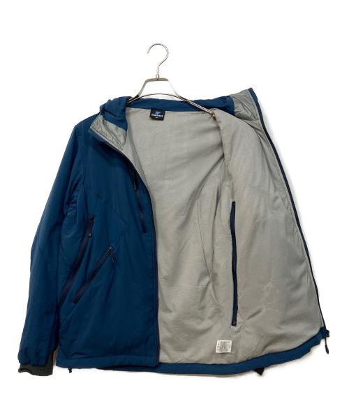 finetrack（ファイントラック）finetrack (ファイントラック) ポリゴンアクトフーディ ブルー サイズ:SIZE Mの古着・服飾アイテム
