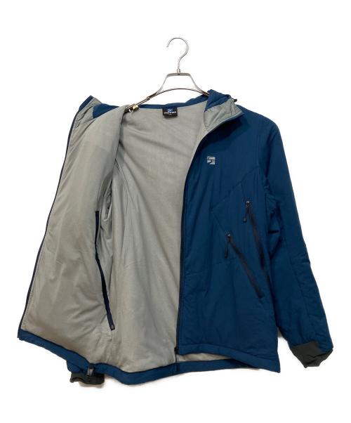 finetrack（ファイントラック）finetrack (ファイントラック) ポリゴンアクトフーディ ブルー サイズ:SIZE Mの古着・服飾アイテム