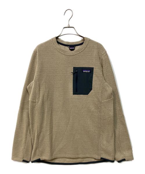 Patagonia（パタゴニア）Patagonia (パタゴニア) トレッキングウェア(メンズ・R1エア・クルー) ベージュ サイズ:SIZE Mの古着・服飾アイテム