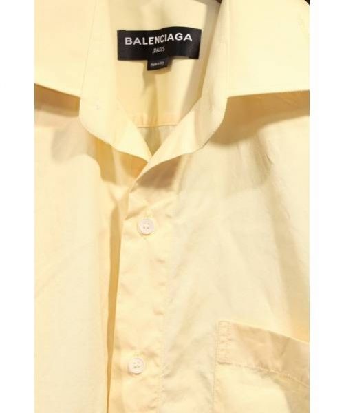 BALENCIAGA（バレンシアガ）BALENCIAGA (バレンシアガ) 半袖シャツ イエロー サイズ:37の古着・服飾アイテム