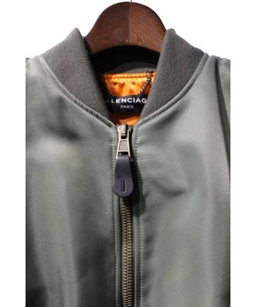 BALENCIAGA（バレンシアガ）BALENCIAGA (バレンシアガ) 17SS Boxy Bomber Jacket カーキ サイズ:Sの古着・服飾アイテム