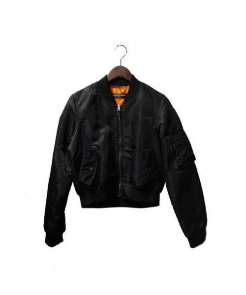 BALENCIAGA（バレンシアガ）BALENCIAGA (バレンシアガ) MA-1ジャケット ブラック サイズ:50の古着・服飾アイテム