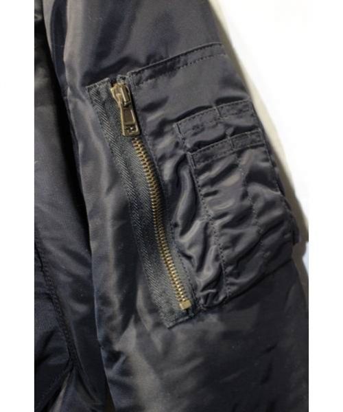 BALENCIAGA（バレンシアガ）BALENCIAGA (バレンシアガ) MA-1ジャケット ブラック サイズ:50の古着・服飾アイテム