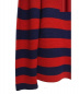 GUCCI (グッチ) エンブロイダリーボーダーニット レッド×ネイビー サイズ:XS：34800円