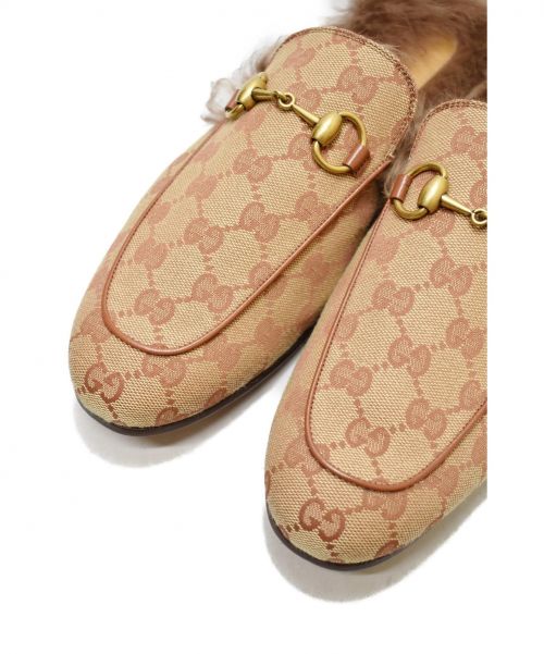 GUCCI（グッチ）GUCCI (グッチ) GGプリンスタウン ベージュ サイズ:6の古着・服飾アイテム