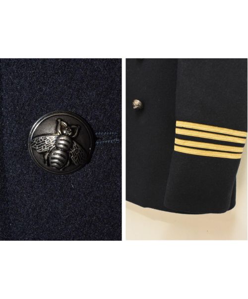 GUCCI（グッチ）GUCCI (グッチ) フードPコート ネイビー サイズ:44の古着・服飾アイテム