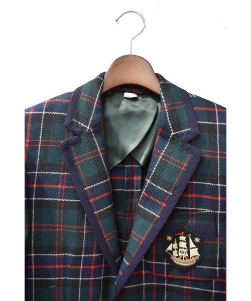 GUCCI（グッチ）GUCCI (グッチ) モナコタータンカシミヤジャケット グリーン サイズ:44 2018AWの古着・服飾アイテム
