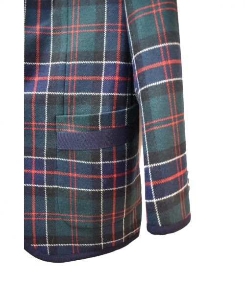 GUCCI（グッチ）GUCCI (グッチ) モナコタータンカシミヤジャケット グリーン サイズ:44 2018AWの古着・服飾アイテム