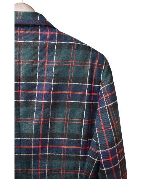 GUCCI（グッチ）GUCCI (グッチ) モナコタータンカシミヤジャケット グリーン サイズ:44 2018AWの古着・服飾アイテム