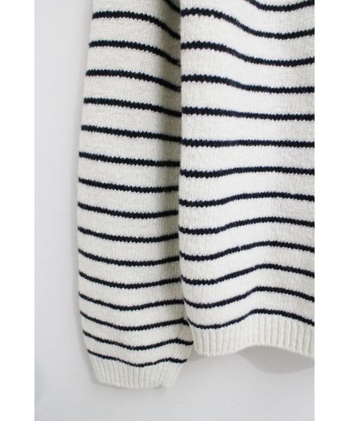GUCCI（グッチ）GUCCI (グッチ) スネークボーダーニット アイボリー サイズ:Sの古着・服飾アイテム