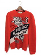 GUCCIグッチ）の古着「2019/三匹の子ぶたニット」｜レッド