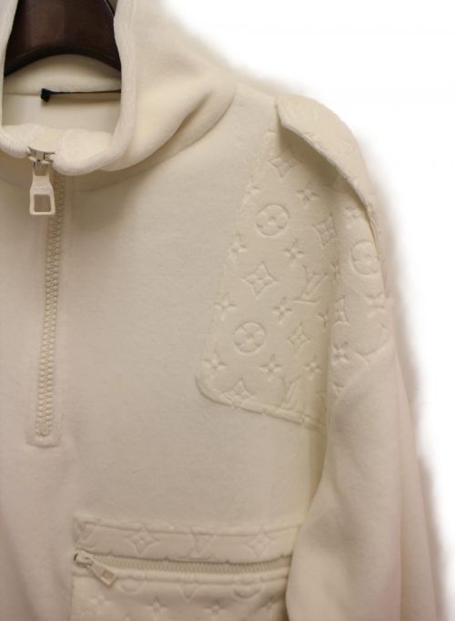 LOUIS VUITTON（ルイ ヴィトン）LOUIS VUITTON (ルヴィトン) 2019SS/ベロアマルチポケットハーフジップスウェット サイズ:S 未使用品の古着・服飾アイテム