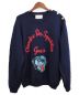 GUCCI（グッチ）の古着「エンブロイダリーセーター」｜ネイビー