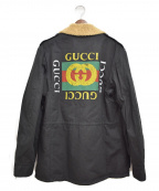 GUCCIグッチ）の古着「ライナーボアジャケット」｜ブラック