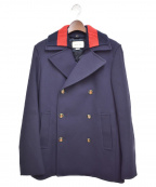 GUCCIグッチ）の古着「18AW/Pコート」｜ネイビー