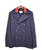 GUCCIグッチ）の古着「18AW/Pコート」｜ネイビー