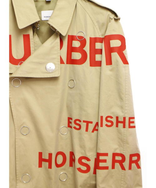 BURBERRY（バーバリー）BURBERRY (バーバリー) 19SS ホースフェリー トレンチコート ベージュ サイズ:46の古着・服飾アイテム