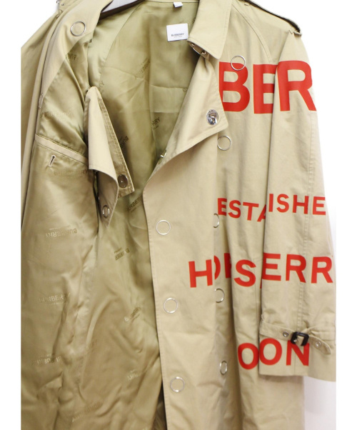 BURBERRY（バーバリー）BURBERRY (バーバリー) 19SS ホースフェリー トレンチコート ベージュ サイズ:46の古着・服飾アイテム