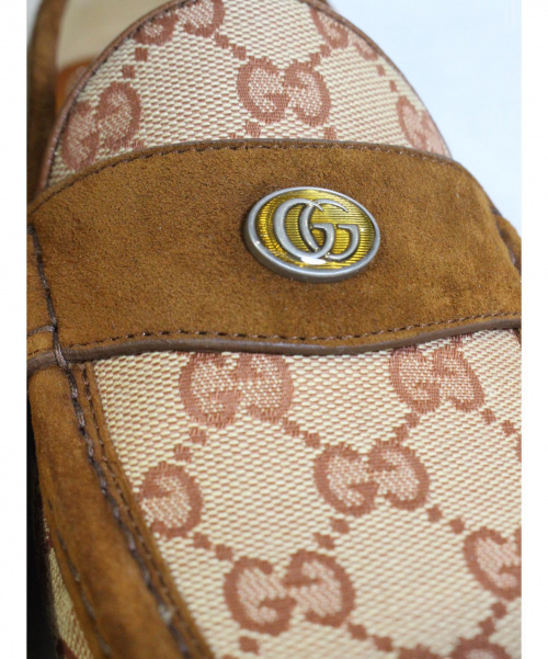 GUCCI（グッチ）GUCCI (グッチ) ドライビングシューズ ベージュ サイズ:6の古着・服飾アイテム