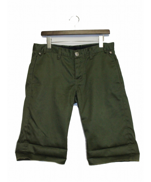 CHROME HEARTS（クロムハーツ）CHROME HEARTS (クロムハーツ) クロスボールハーフパンツ カーキ サイズ:32の古着・服飾アイテム