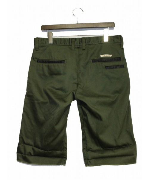 CHROME HEARTS（クロムハーツ）CHROME HEARTS (クロムハーツ) クロスボールハーフパンツ カーキ サイズ:32の古着・服飾アイテム
