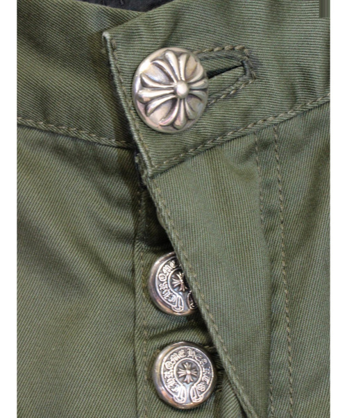 CHROME HEARTS（クロムハーツ）CHROME HEARTS (クロムハーツ) クロスボールハーフパンツ カーキ サイズ:32の古着・服飾アイテム