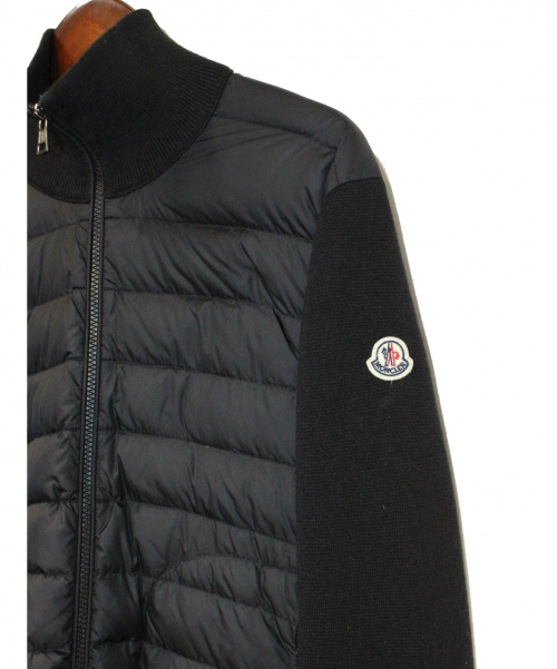 MONCLER（モンクレール）MONCLER (モンクレール) MAGLIONE TRICOT CARDIGAN ブラック サイズ:Mの古着・服飾アイテム