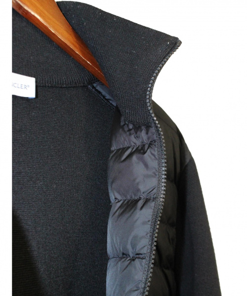 MONCLER（モンクレール）MONCLER (モンクレール) MAGLIONE TRICOT CARDIGAN ブラック サイズ:Mの古着・服飾アイテム