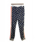 GUCCI (グッチ) GGジャガードジョギングパンツ ネイビー サイズ:M：79800円