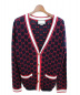 GUCCI（グッチ）の古着「19SS ジャガードカーディガン」｜ネイビー